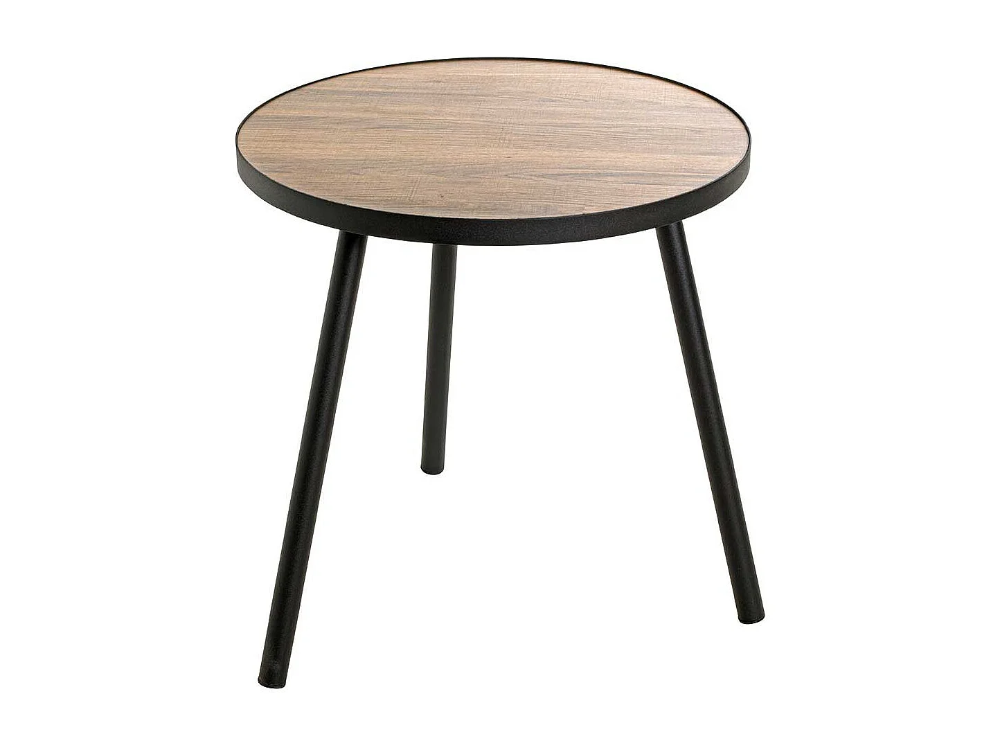 Runder Beistelltisch Sofa mit Dreifußgestell Metall