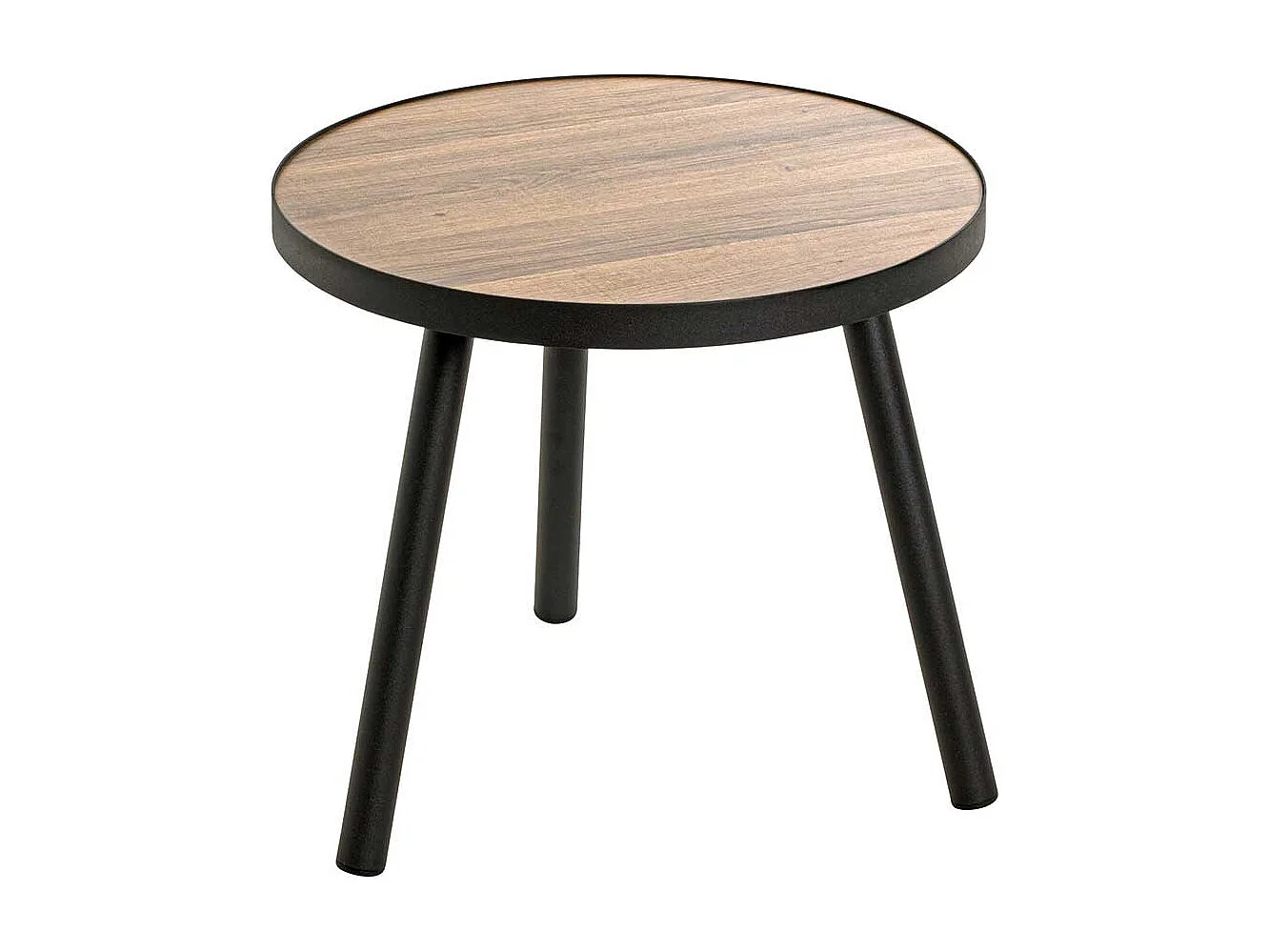 Runder Beistelltisch Sofa mit Dreifußgestell Metall