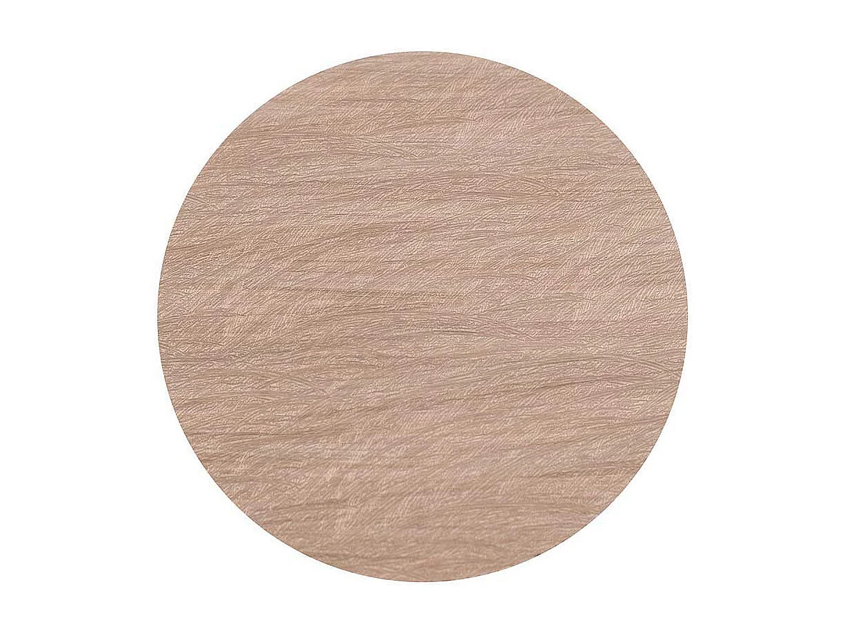 Runder Beistelltisch in Taupe und Dunkelgrau 45 cm breit