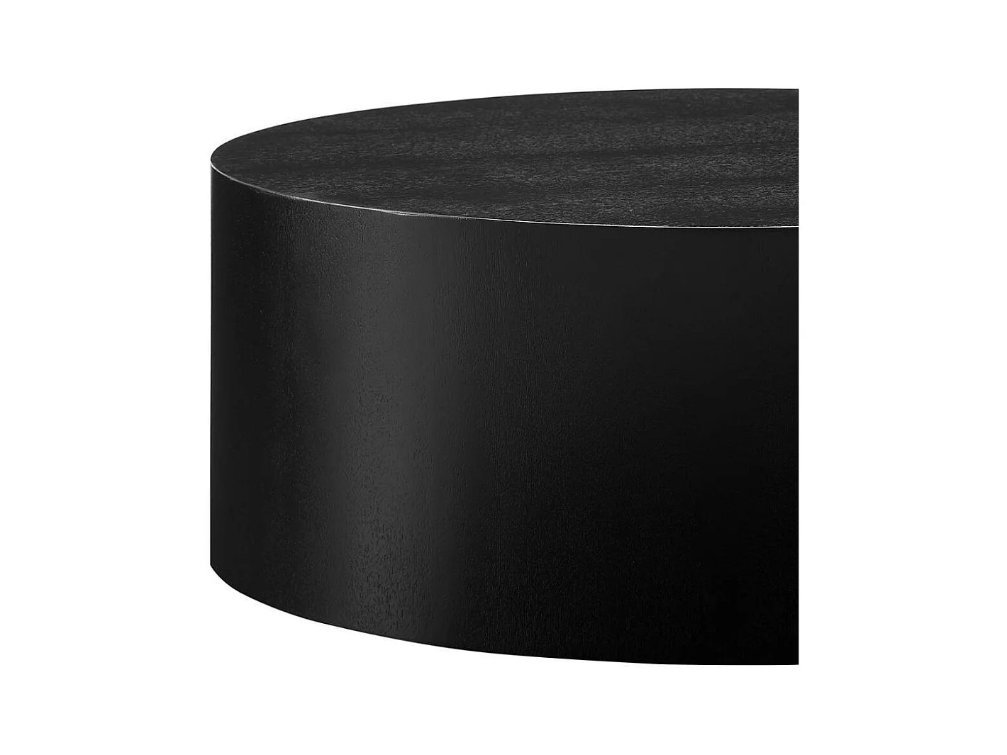 Salontisch Beistelltisch Sofa in Schwarz aus MDF