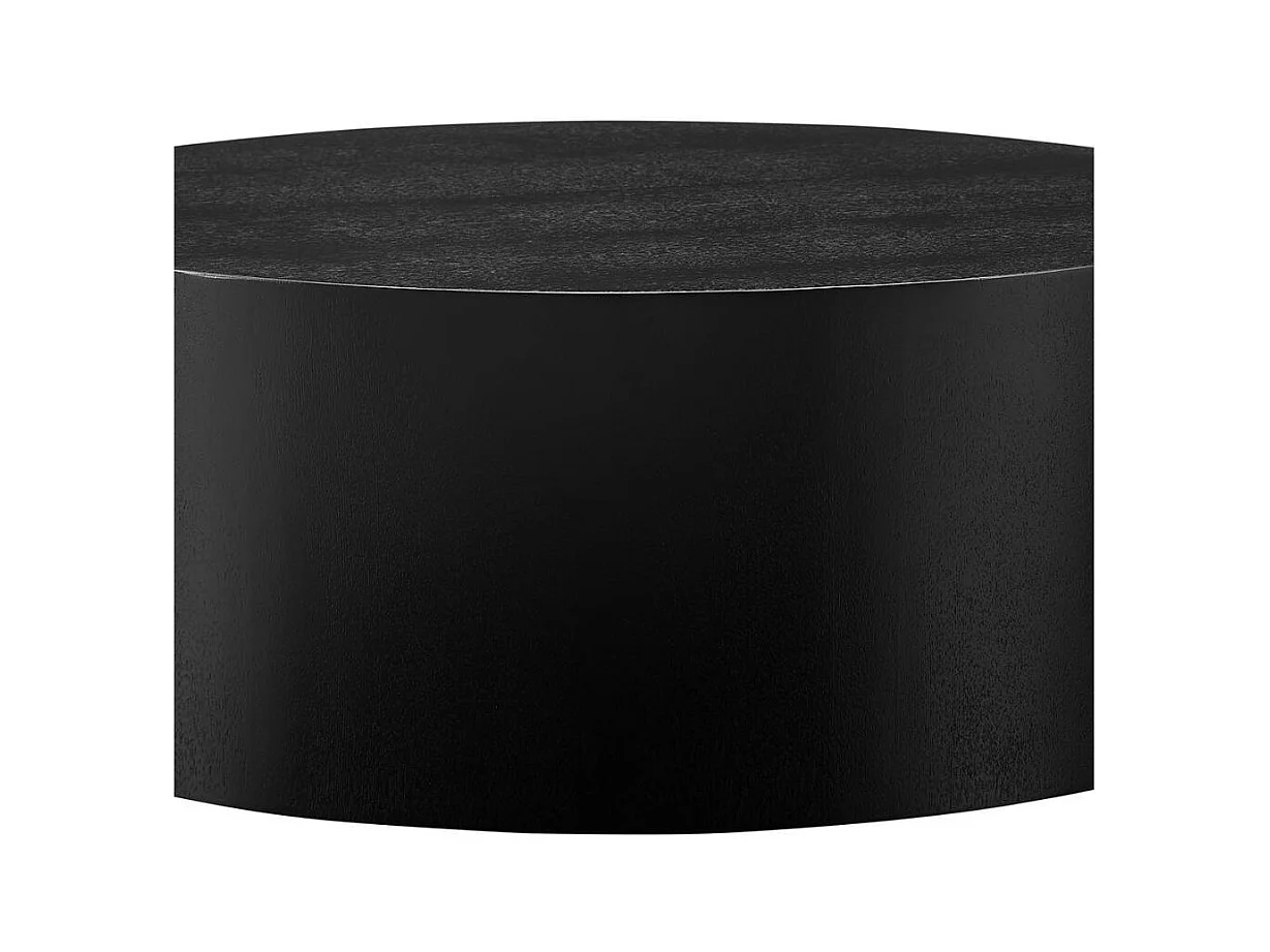 Salontisch Beistelltisch Sofa in Schwarz aus MDF