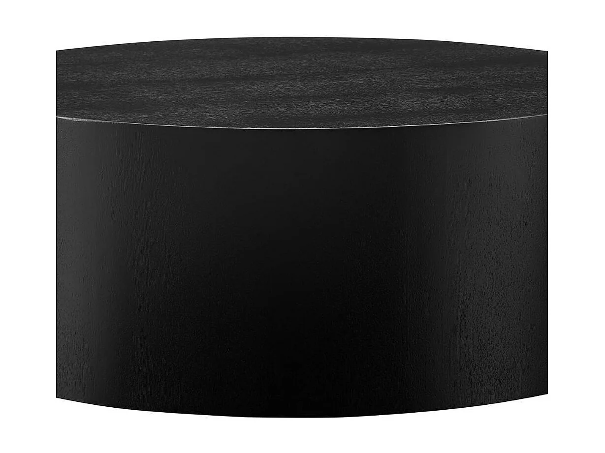 Salontisch Beistelltisch Sofa in Schwarz aus MDF