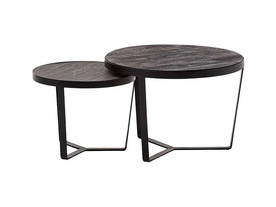 Beistelltisch Sofa Set Wohnzimmertische in modernem Design 40 cm hoch (zweiteilig)