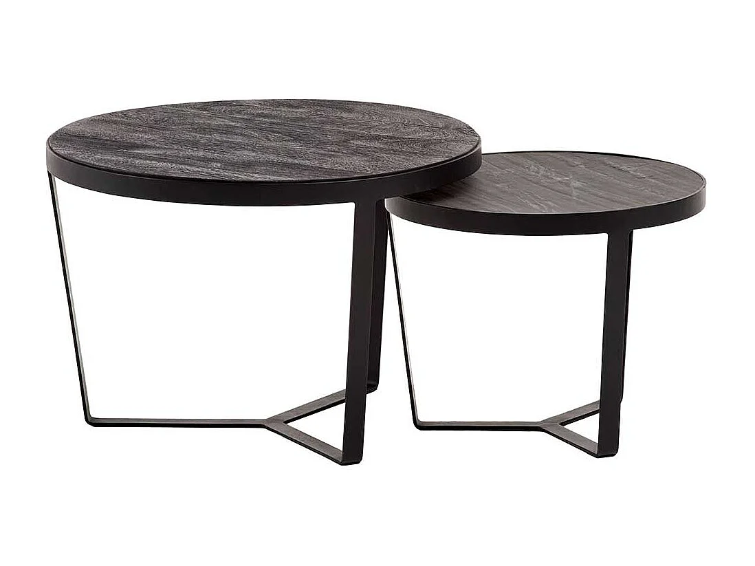 Beistelltisch Sofa Set Wohnzimmertische in modernem Design 40 cm hoch (zweiteilig)