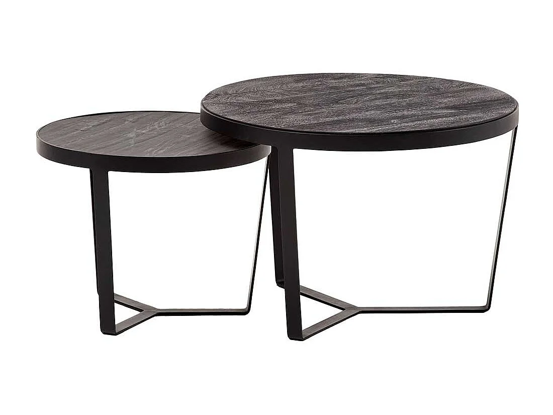 Beistelltisch Sofa Set Wohnzimmertische in modernem Design 40 cm hoch (zweiteilig)