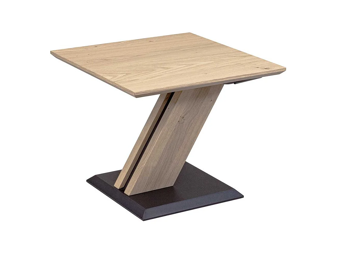 Moderner Beistelltisch Sofa in Wildeiche Bianco und Anthrazit Made in Germany