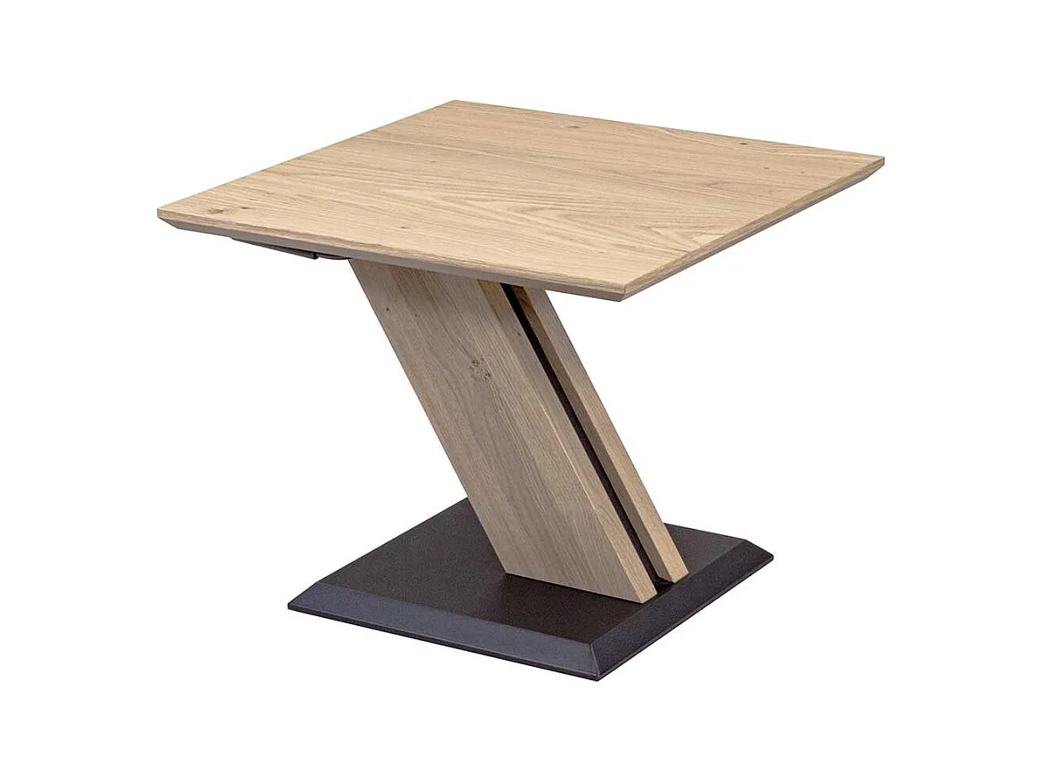 Moderner Beistelltisch Sofa in Wildeiche Bianco und Anthrazit Made in Germany