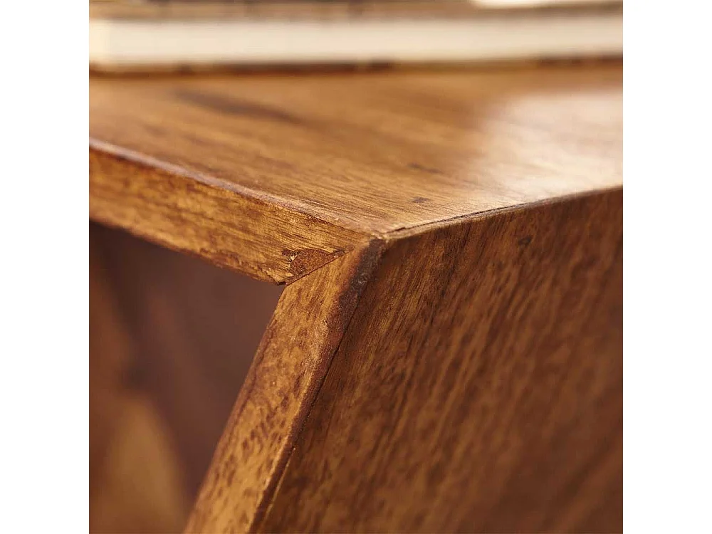 Beistelltisch aus Sheesham Massivholz handgearbeitet