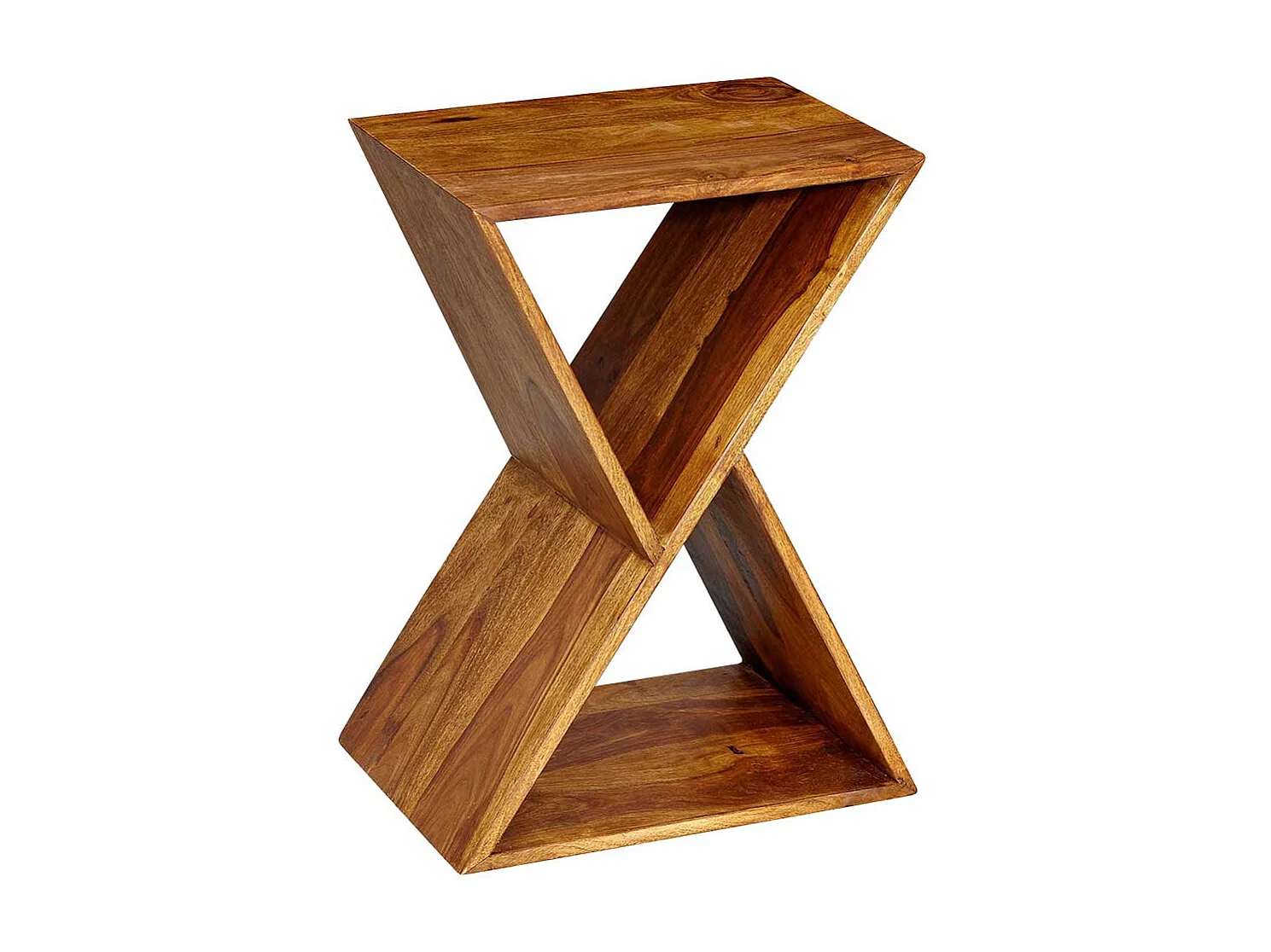 Beistelltisch aus Sheesham Massivholz handgearbeitet