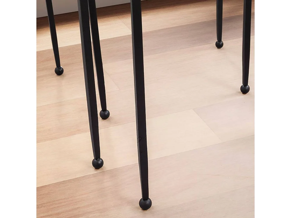 Beistelltisch Satztisch aus Metall und Glas (zweiteilig)