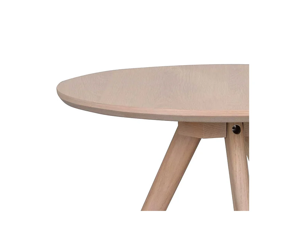 Beistelltische in Eiche White Wash lackiert Skandi Design (zweiteilig)