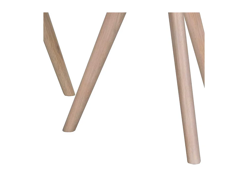 Beistelltische in Eiche White Wash lackiert Skandi Design (zweiteilig)