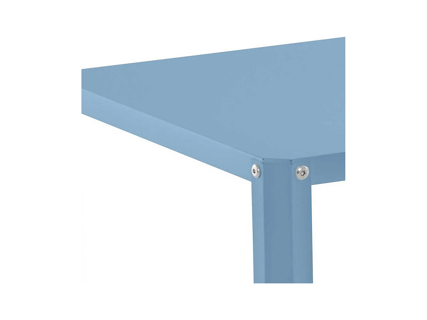 Beistelltisch Sofa mit Rollen aus pulverbeschichtetem Metall Petrol