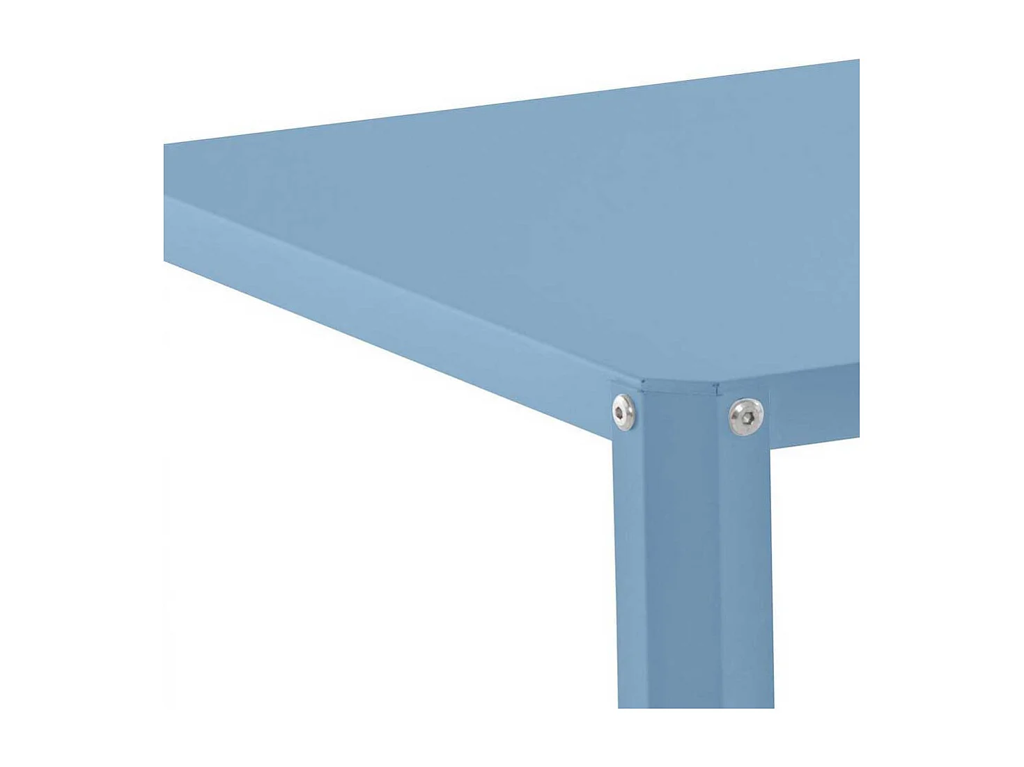 Beistelltisch Sofa mit Rollen aus pulverbeschichtetem Metall Petrol