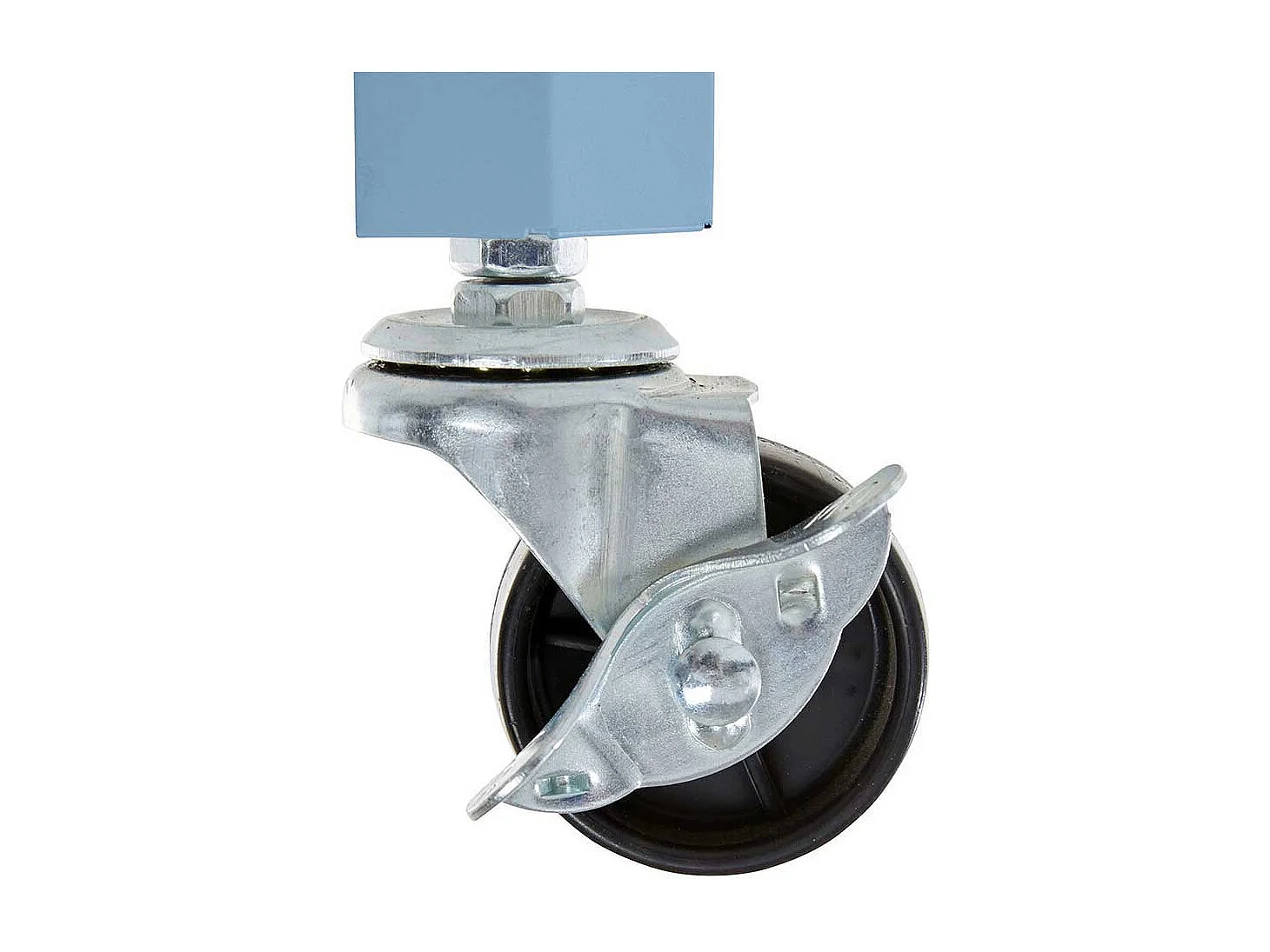 Beistelltisch Sofa mit Rollen aus pulverbeschichtetem Metall Petrol