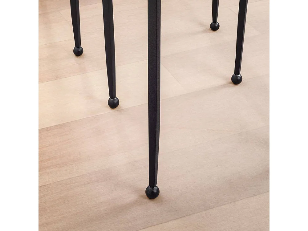 Beistelltisch Beistelltischchen aus Metall und getöntem Glas (zweiteilig)