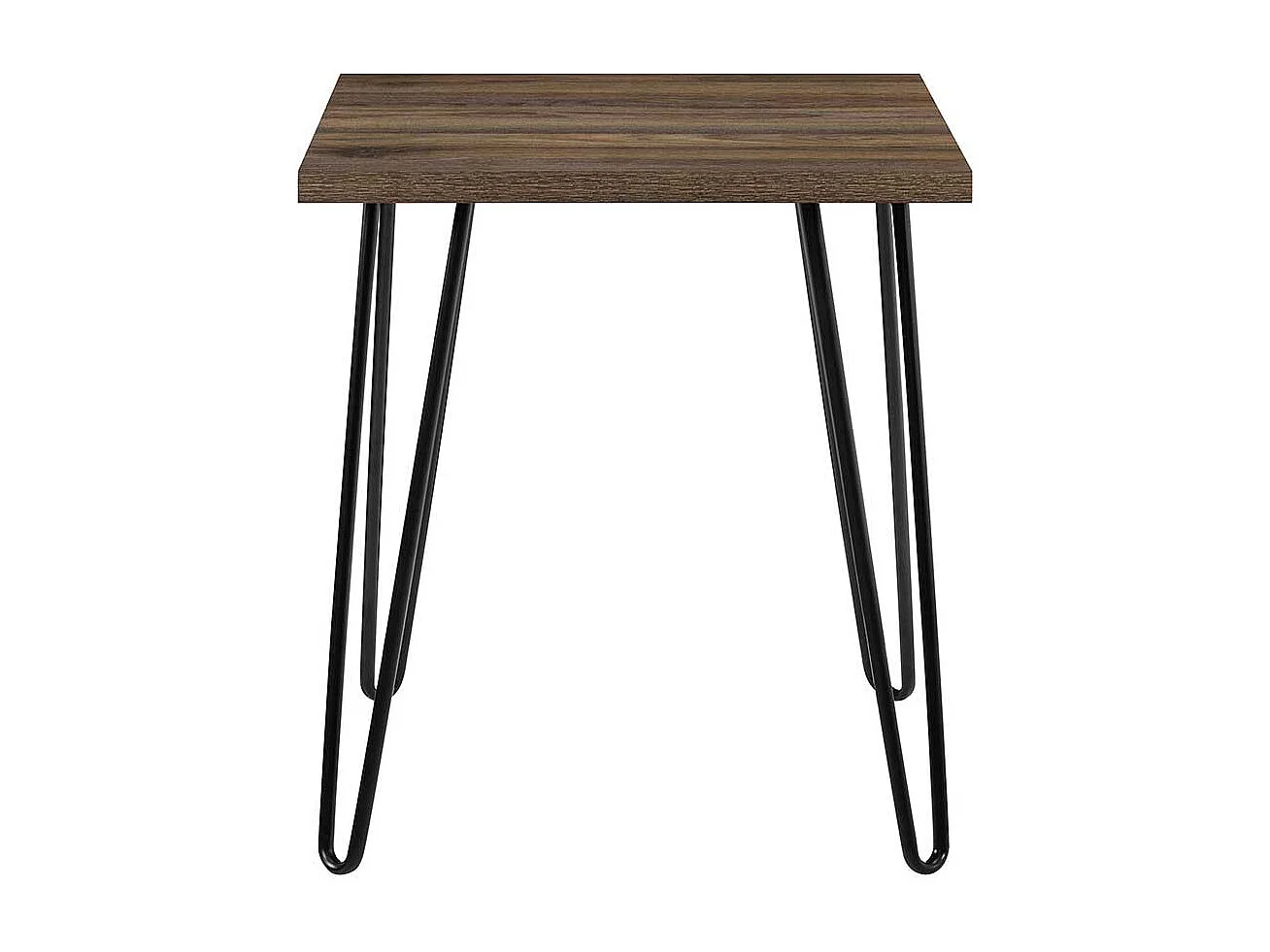 Retro Beistelltisch Sofa in Walnussfarben 56 cm hoch - 50 cm breit