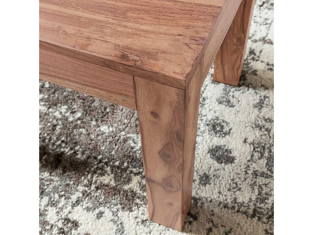 Beistelltisch Sofa massiv mit quadratischer Tischplatte 40 cm hoch