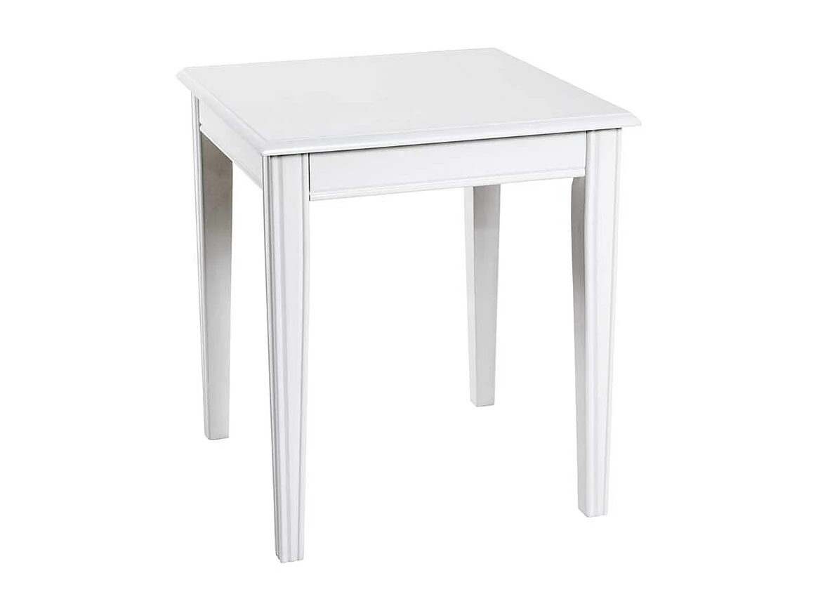 Beistelltisch in Weiß Landhaus 45 cm breit