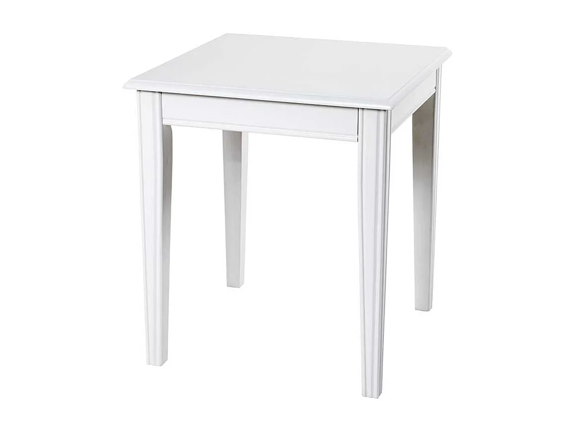 Beistelltisch in Weiß Landhaus 45 cm breit