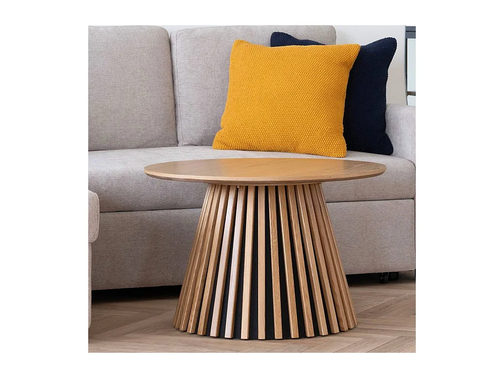 Beistelltisch Wohnzimmertisch in runder Form 70 cm breit