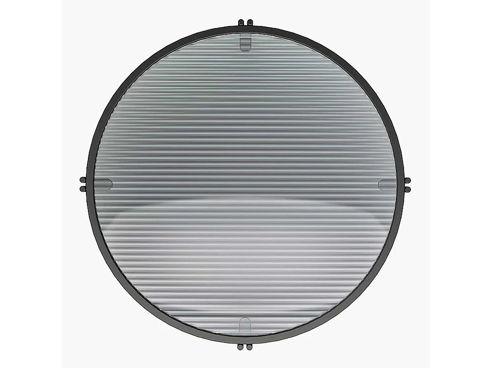 Beistelltisch Sofa schwarz mit Strukturglasplatte 55 cm hoch