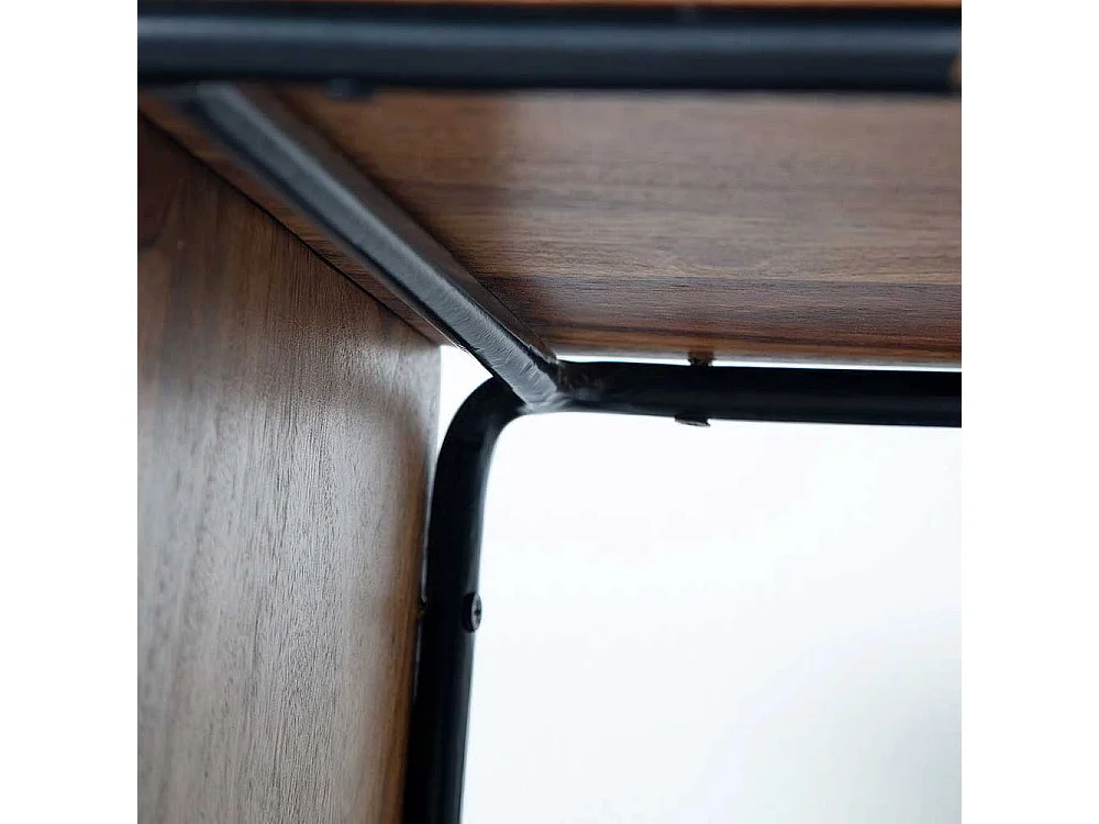 Beistelltisch Couchtisch in Sheeshamfarben und Schwarz