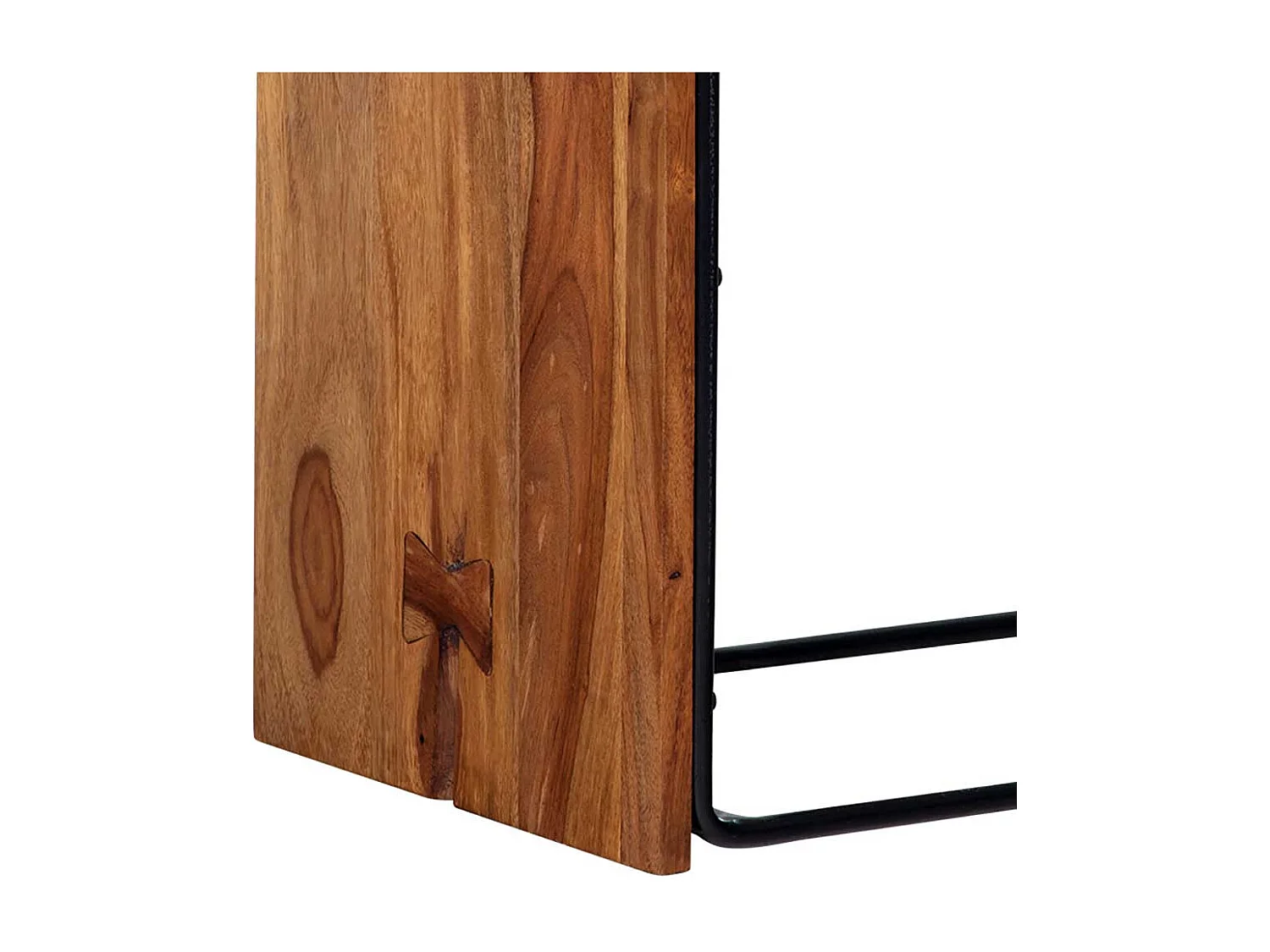 Beistelltisch Couchtisch in Sheeshamfarben und Schwarz