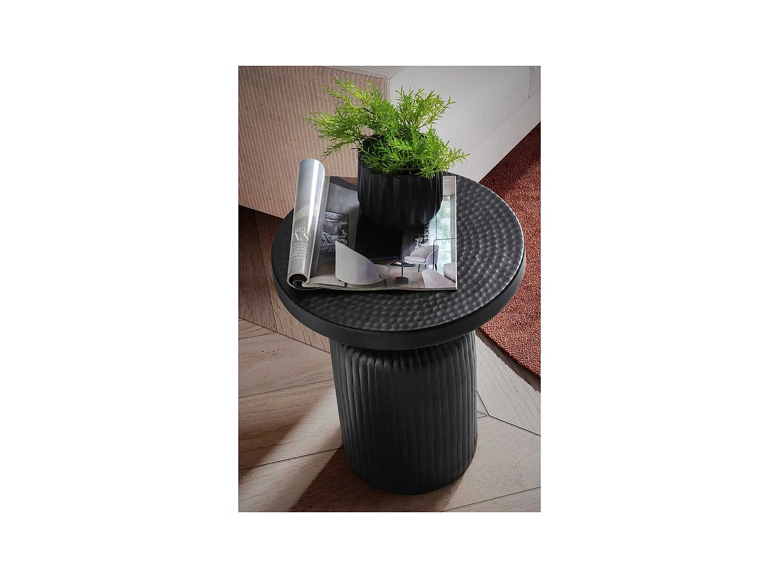 Beistelltisch Sofa Kleiner Tisch in modernem Design aus Aluminium