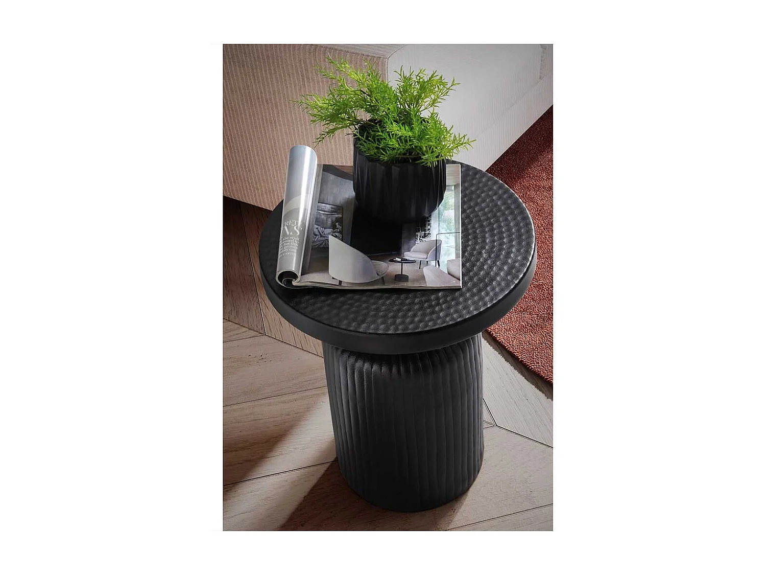 Beistelltisch Sofa Kleiner Tisch in modernem Design aus Aluminium