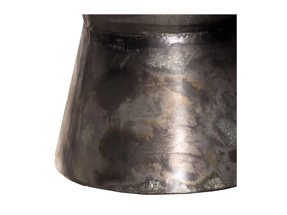 Industrial Beistelltisch aus Eisen runder Tischplatte