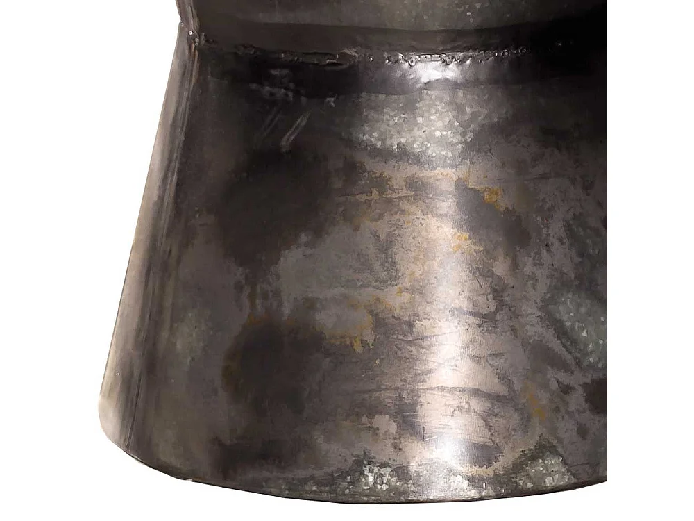 Industrial Beistelltisch aus Eisen runder Tischplatte