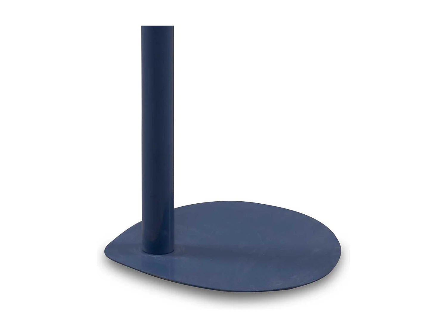 Beistelltisch Telefontisch in Dunkelblau matt aus Metall