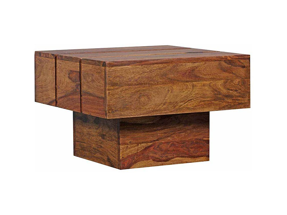 Beistelltisch aus Sheesham Massivholz 30 cm hoch