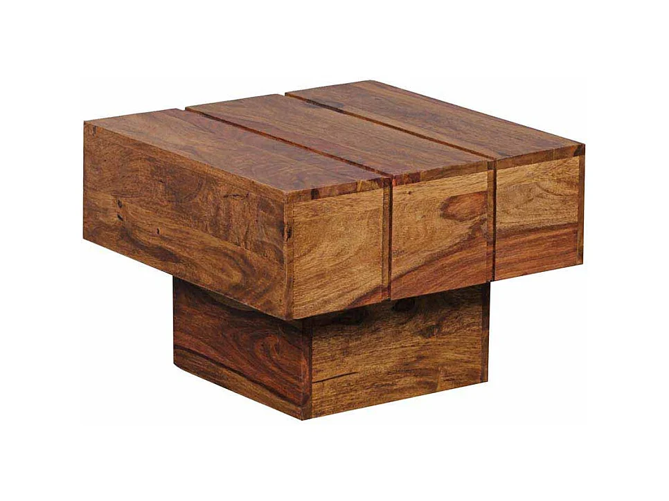 Beistelltisch aus Sheesham Massivholz 30 cm hoch