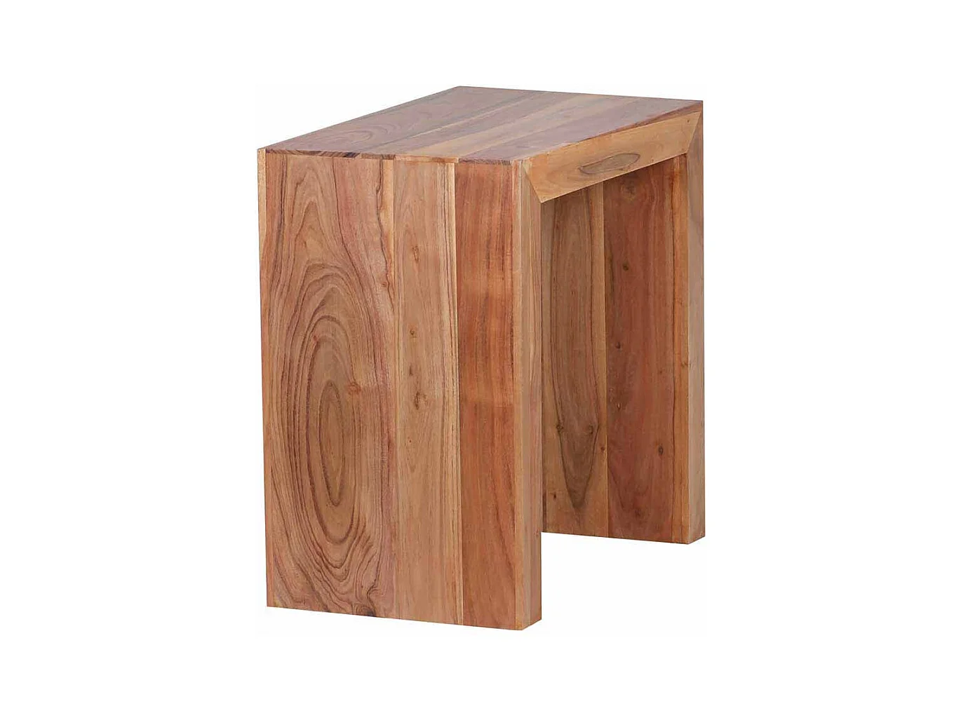 Beistelltisch aus Akazie Massivholz 60 cm breit