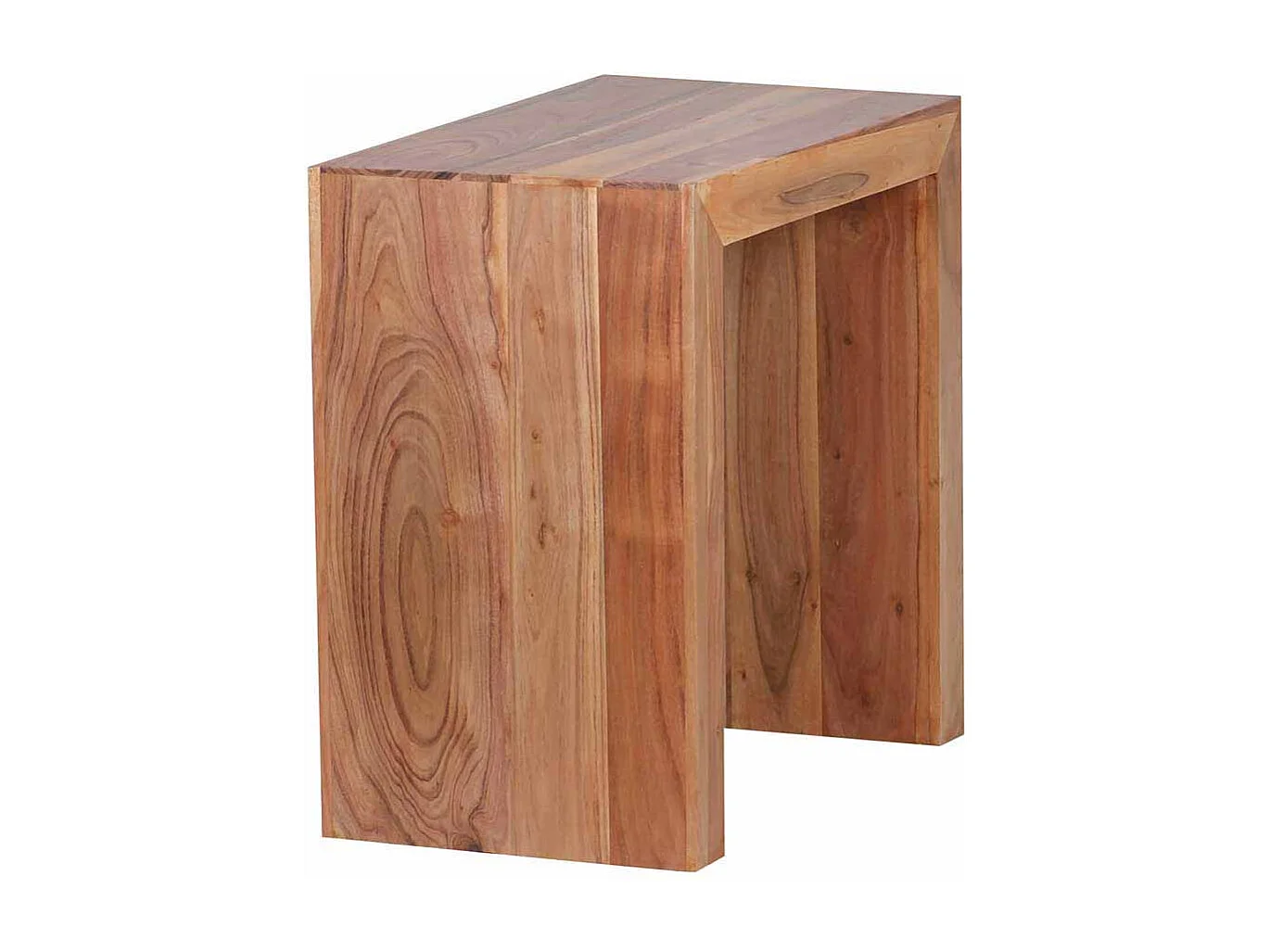 Beistelltisch aus Akazie Massivholz 60 cm breit