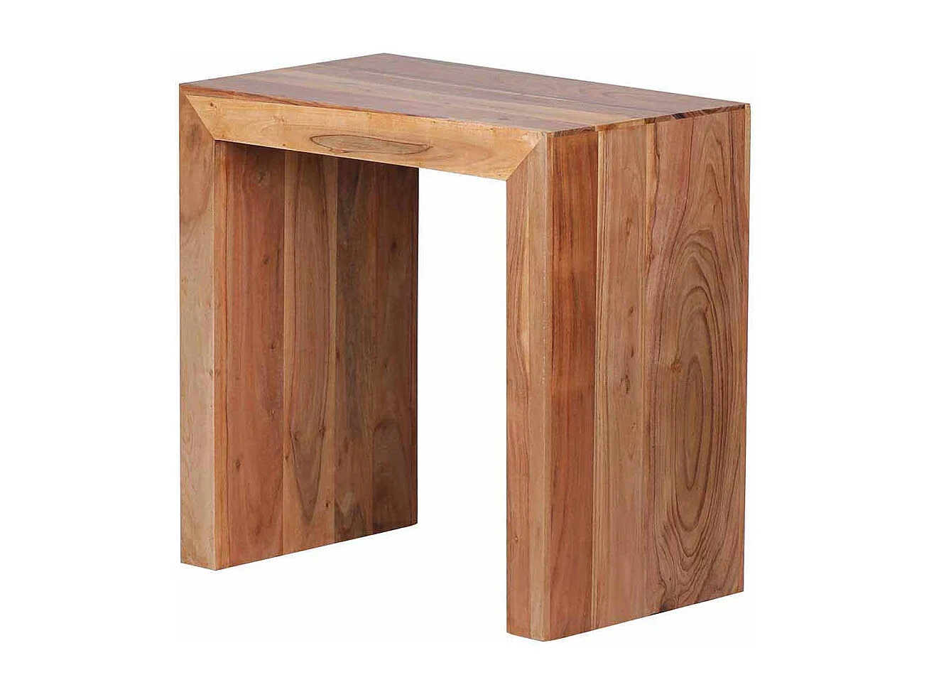 Beistelltisch aus Akazie Massivholz 60 cm breit