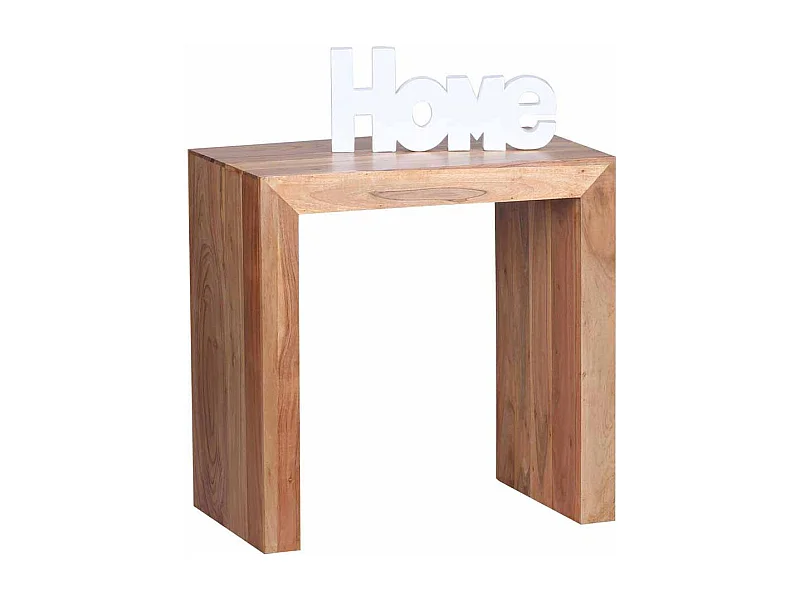 Beistelltisch aus Akazie Massivholz 60 cm breit