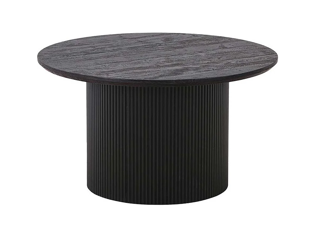 Beistelltisch Sofa Couchtisch in Dunkelbraun 80 cm breit