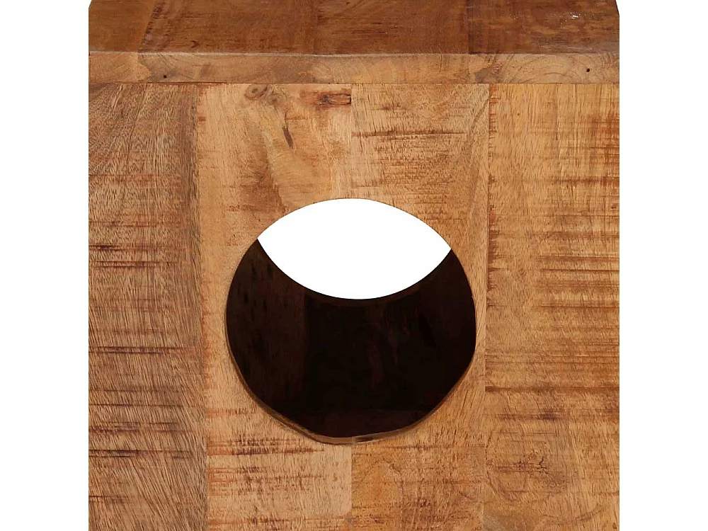 Beistelltisch aus Akazie Massivholz 35 cm breit