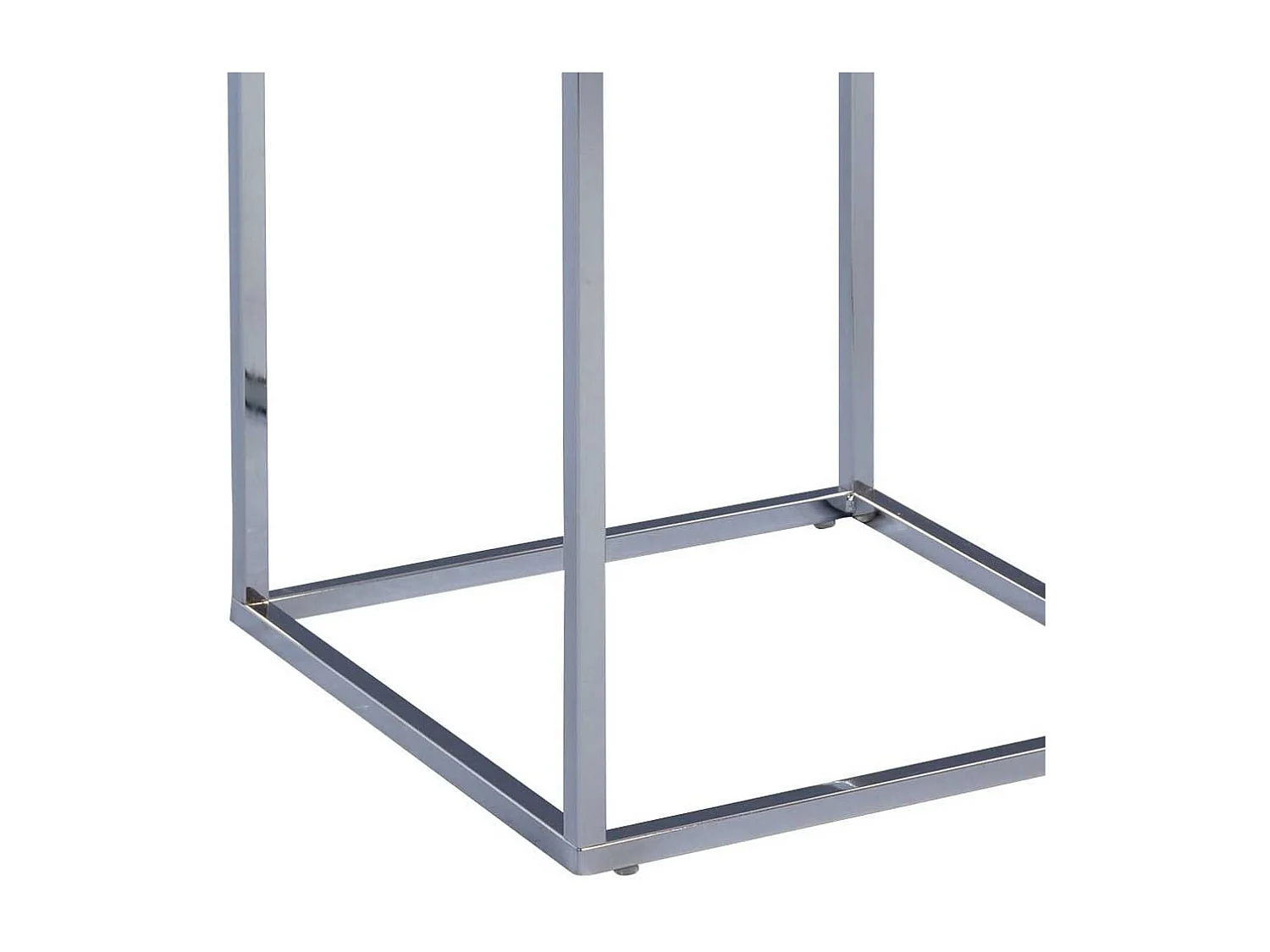 Sofa Beistelltisch in Beton Grau Metall