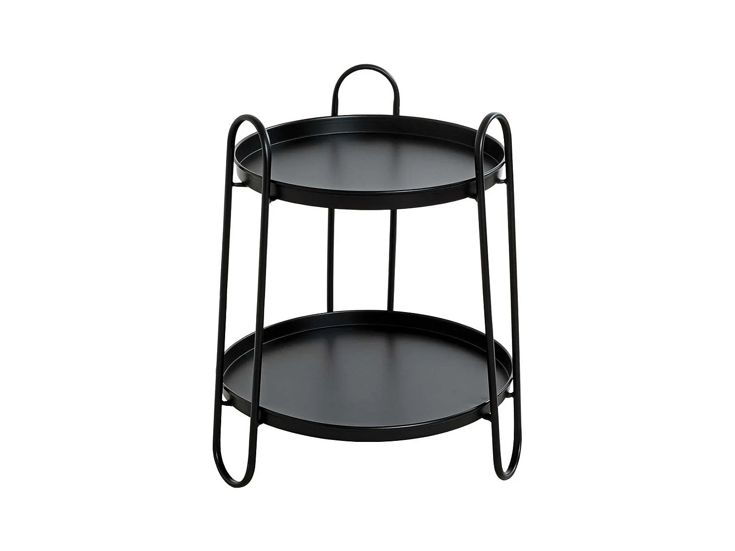 Beistelltischchen in modernem Design runder Tischplatte