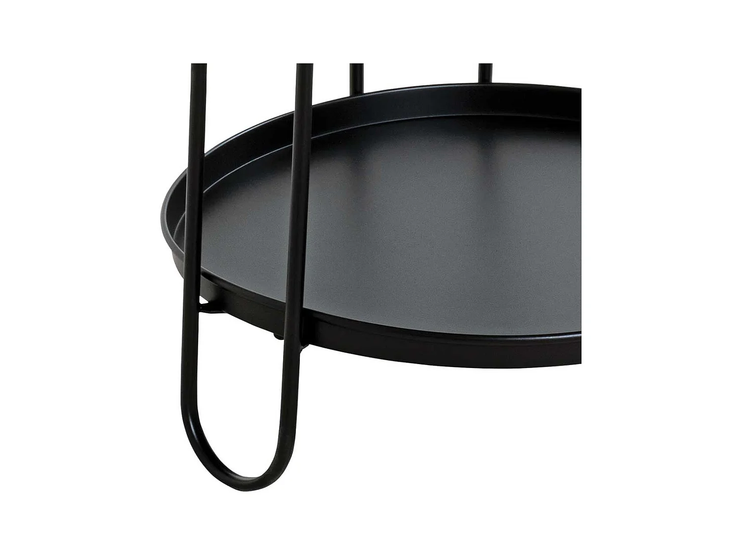 Beistelltischchen in modernem Design runder Tischplatte