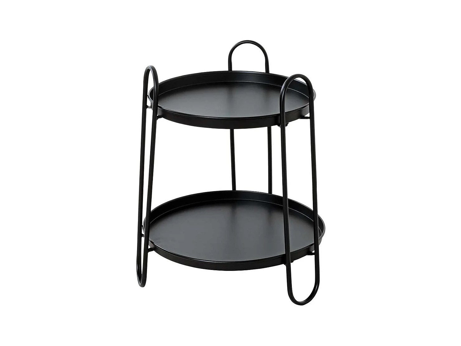 Beistelltischchen in modernem Design runder Tischplatte