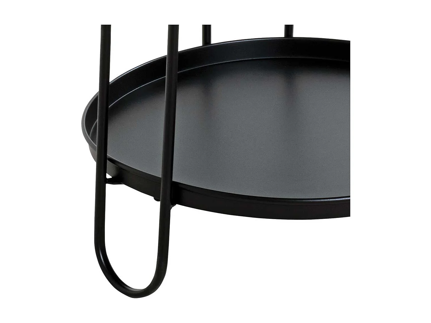 Beistelltischchen in modernem Design runder Tischplatte