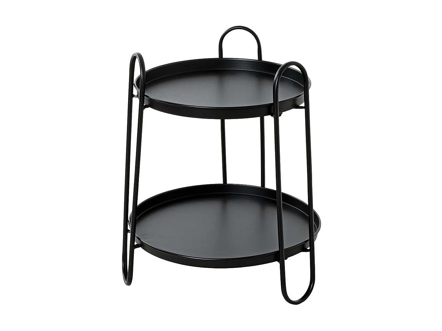 Beistelltischchen in modernem Design runder Tischplatte