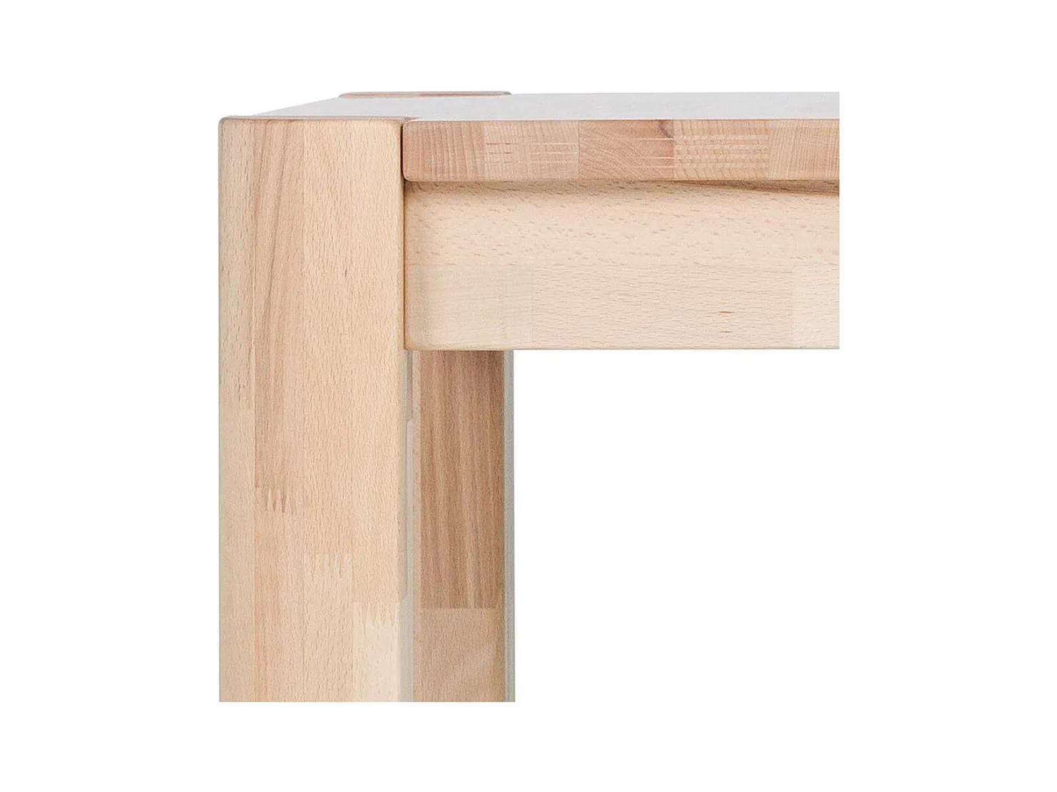 Sofa Beistelltisch aus Kernbuche Massivholz geölt