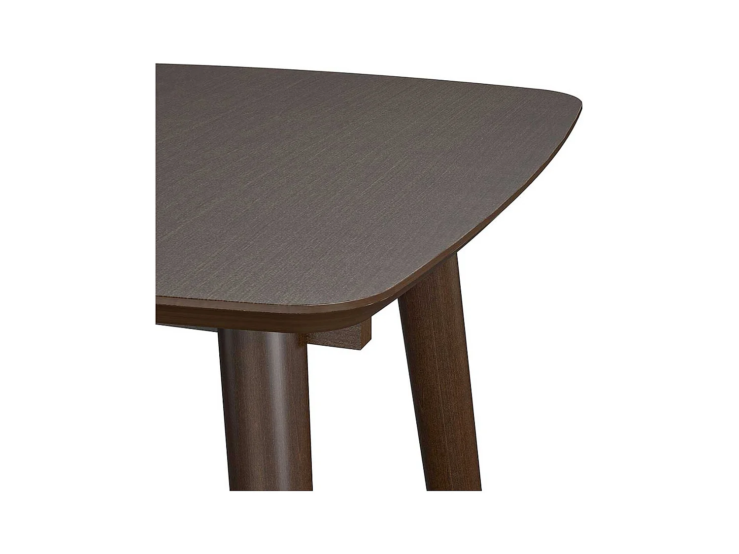 Beistelltisch Sofa Retro Stil in Walnussfarben 55x60x48 cm