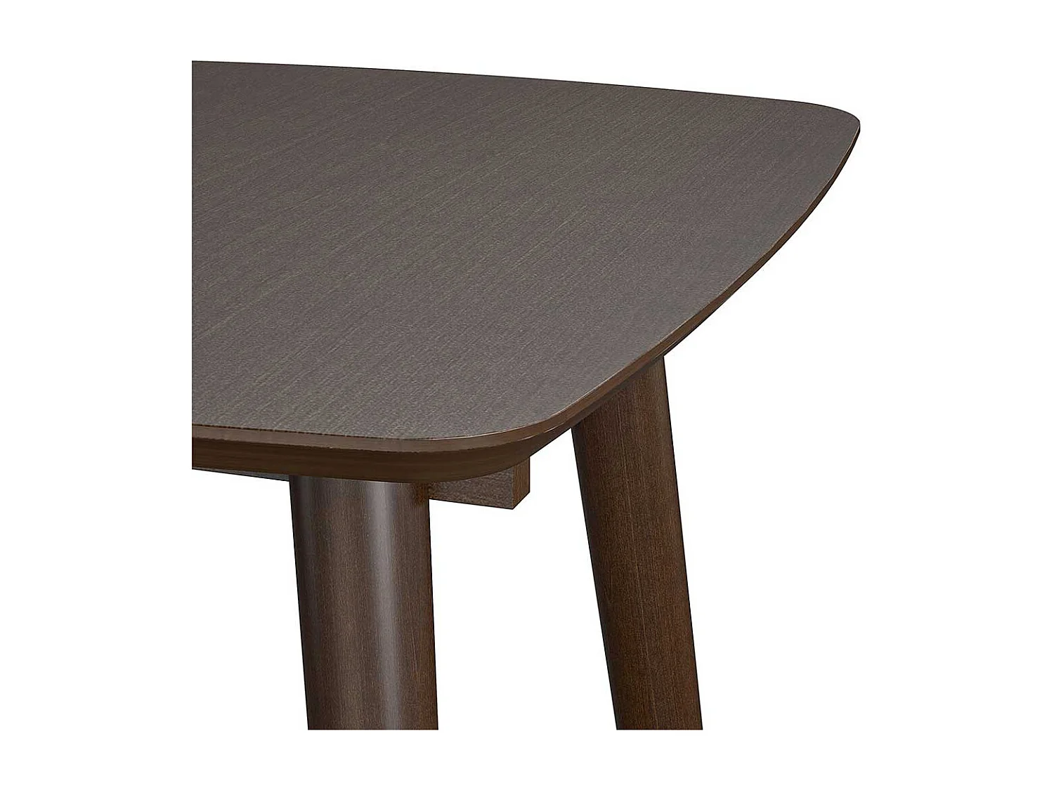 Beistelltisch Sofa Retro Stil in Walnussfarben 55x60x48 cm